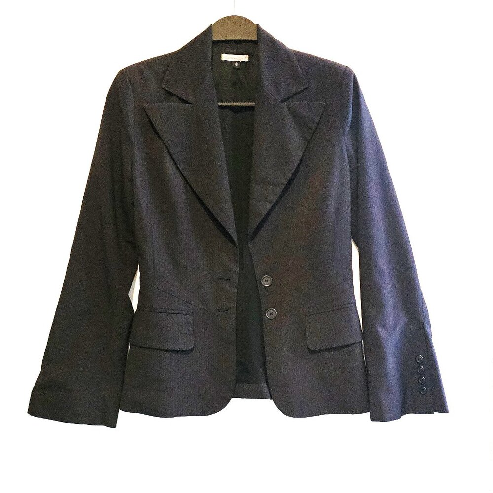 The Chelsea Davis Pinstripe Blue Blazer Size 8